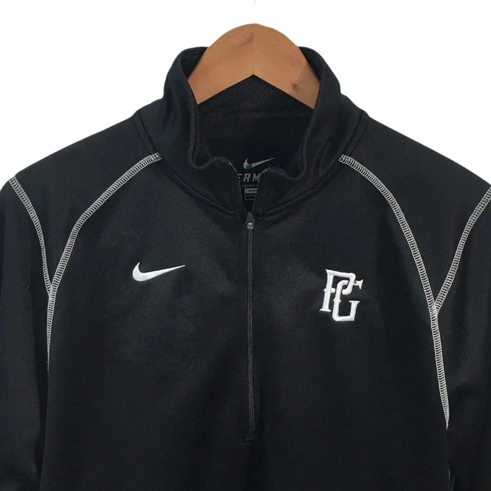 B1 Mens NIKE Therma Fit Half Zip Performance Perfect Game Pullover Jacket L